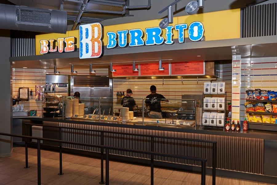 photo of Blue Burrito storefront in the HUB, by Penn State