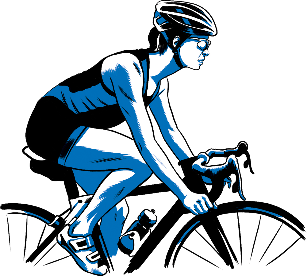 Cyclist illustration