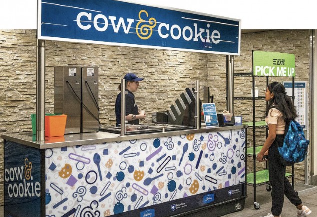 Cow & Cookie kiosk