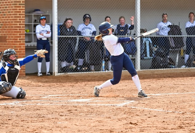 Fisher at bat, photo by Kirk Zembower