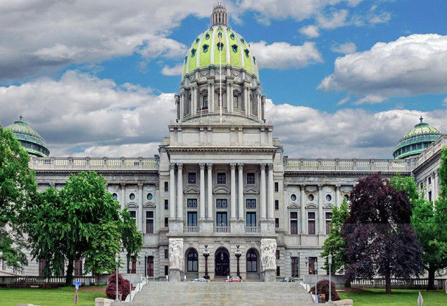 photo of PA General Assembly building exterior, Adobe Stock