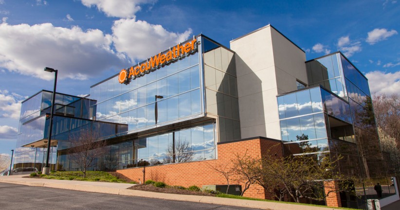 photo of AccuwWeather building on a sunny day by Vern Horst/AccuWeather