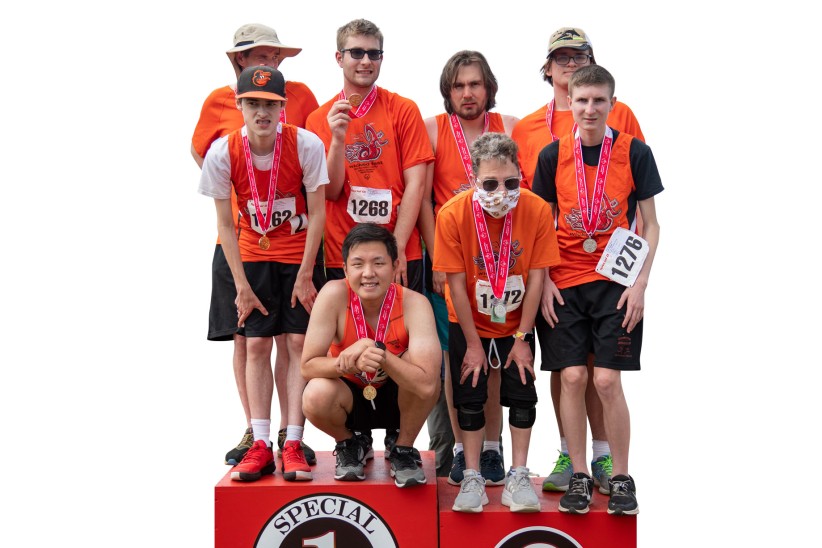 photo of a group of Special Olympics athletes courtesy Special Olympics Pennsylvania