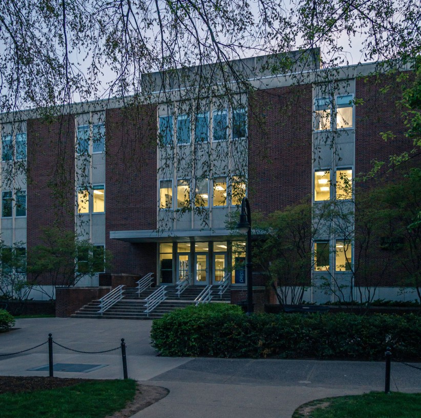 exterior photo of Willard Building at dusk by Nick Sloff '92 A&A