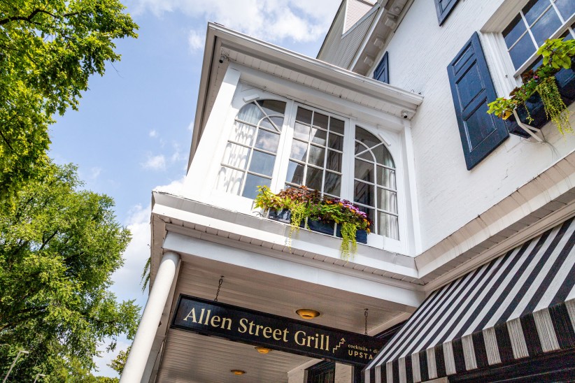 exterior photo of the Allen Street Grill by Nick Sloff '92 A&A