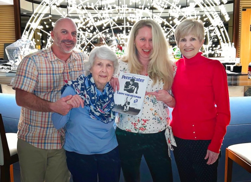 photo of editor Ryan Jones' family holding up an issue of the magazine, courtesy