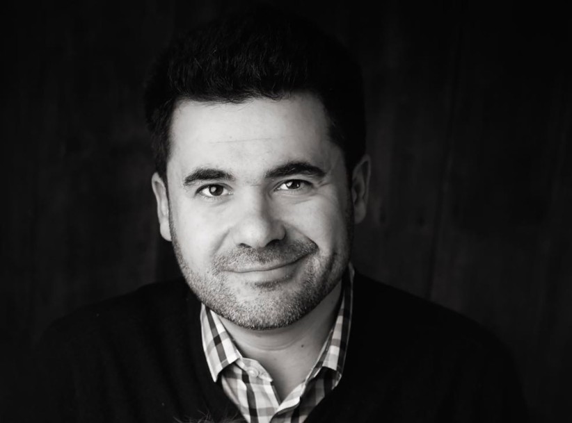 black and white head shot of Dave Maryles, courtesy