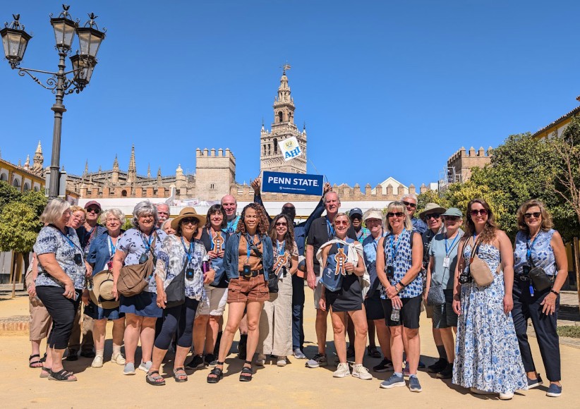 a group of people on a Penn State Alumni Travel trip to Spain, photo by Penn State Alumni Association