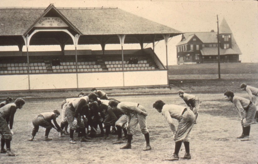 photo of Beaver Field in the 1890s by Penn State Alumni Association Archives