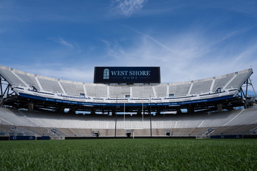 West Shore Field sign at Beaver Stadium, courtesy