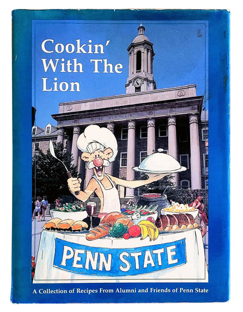 cover of Cookin With the Lion cookbook, courtesy