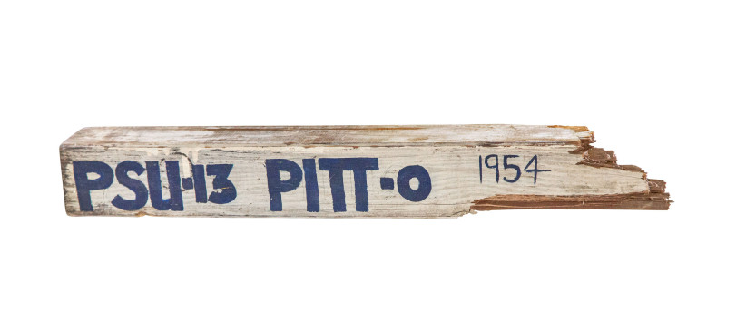 Pitt goal post piece, courtesy