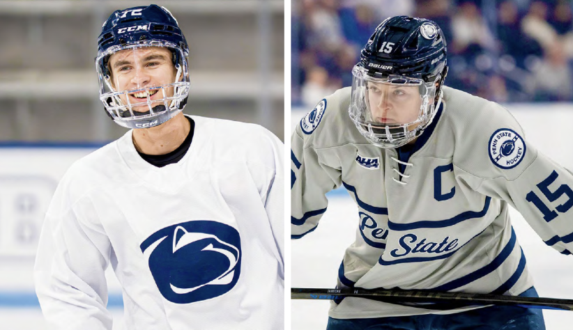 side by side photos of McKenna and Janecke by Penn State Athletics