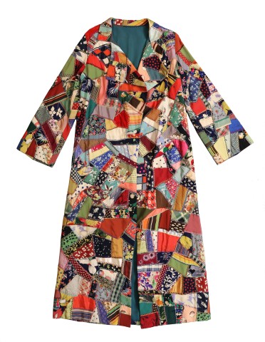 vibrant patchwork coat from the 70s photographed by Nick Sloff '92 A&A