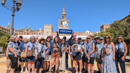 a group of people on a Penn State Alumni Travel trip to Spain, photo by Penn State Alumni Association