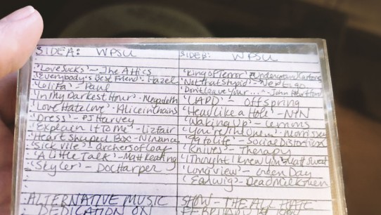 photo of WPSU V-Day mixtape, courtesy