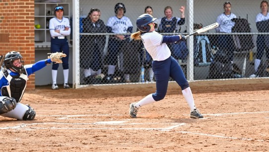 Fisher at bat, photo by Kirk Zembower