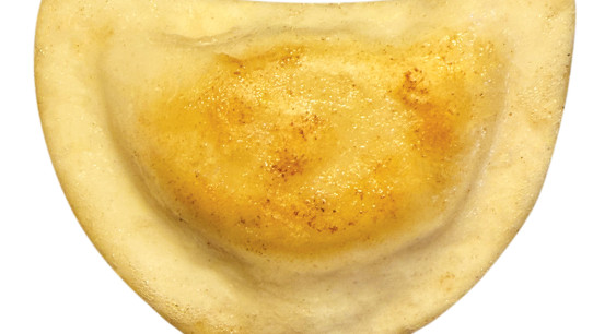 closeup of a pierogi by Marc Kauffman