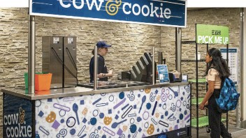 Cow & Cookie kiosk