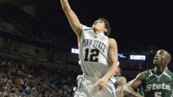 Live shot from PSU Michigan State 2008 basketball game photo by Penn State Athletics
