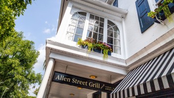 exterior photo of the Allen Street Grill by Nick Sloff '92 A&A