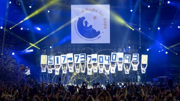 Photo of THON total reveal at BJC by Michael Owens/Penn State