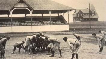 photo of Beaver Field in the 1890s by Penn State Alumni Association Archives