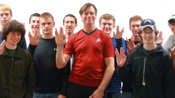 students in Lau's Ethics of Star Trek course, courtesy