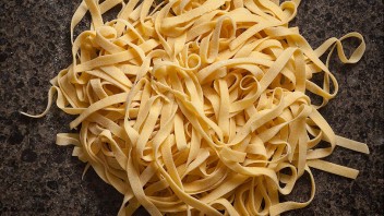 closeup of pasta, photo by Nick Sloff '92 A&A