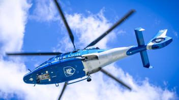 Life Lion Airbus helicopter, photo by Penn State Health